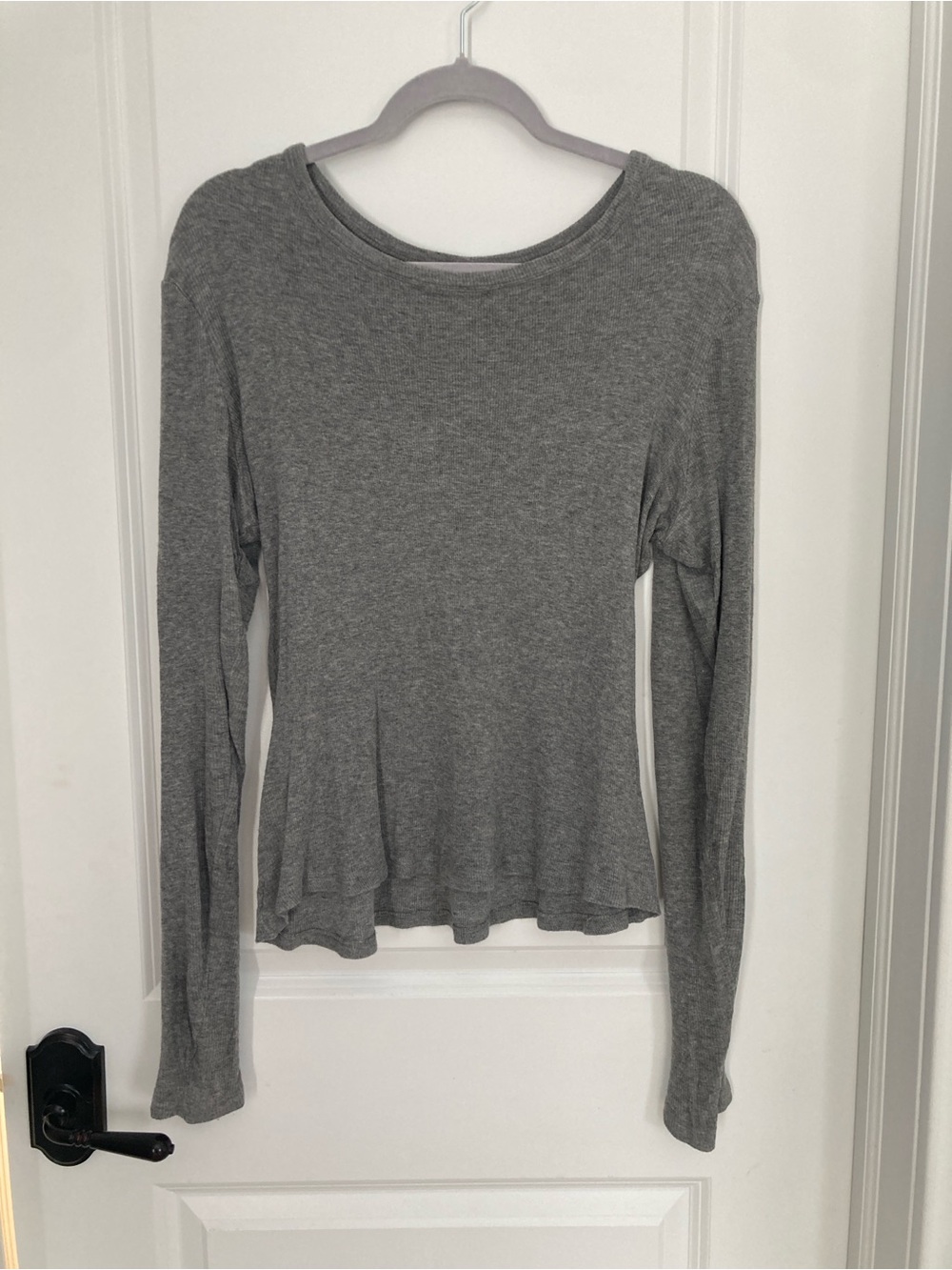 BP Long Sleeve Gray Top